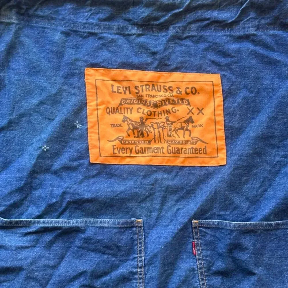 Vintage 1970s Levi's BIG E Denim Laundry Bag